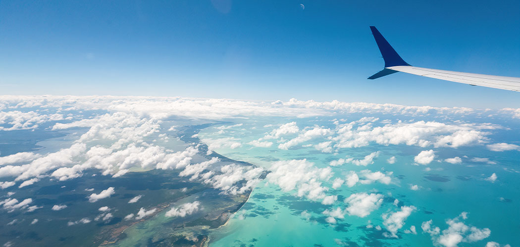 Reacing Andaman by Flight