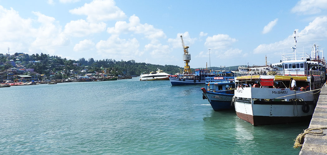Reaching Andaman by Sea